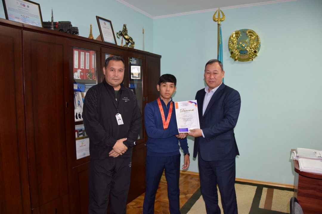 The 1st year student became the champion of the international kickboxing tournament “OPEN KYRGYZSTAN”