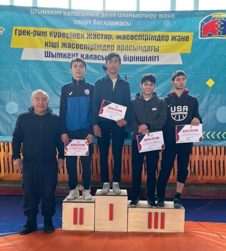 Our student took the first place in Greco-Roman wrestling