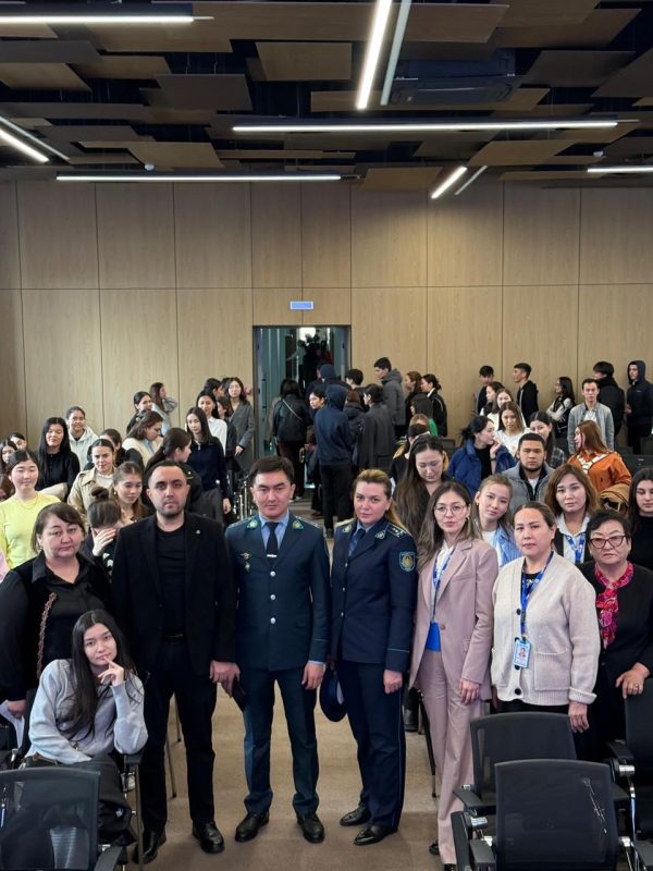 Профилактика правонарушений и киберпреступности: информационное мероприятие в Шымкенте